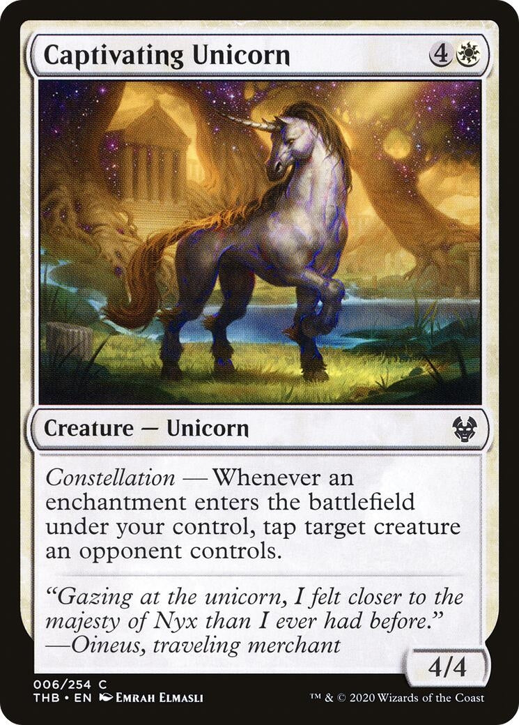 Image for Captivating Unicorn (Theros Beyond Death) (6) - Magic: The Gathering