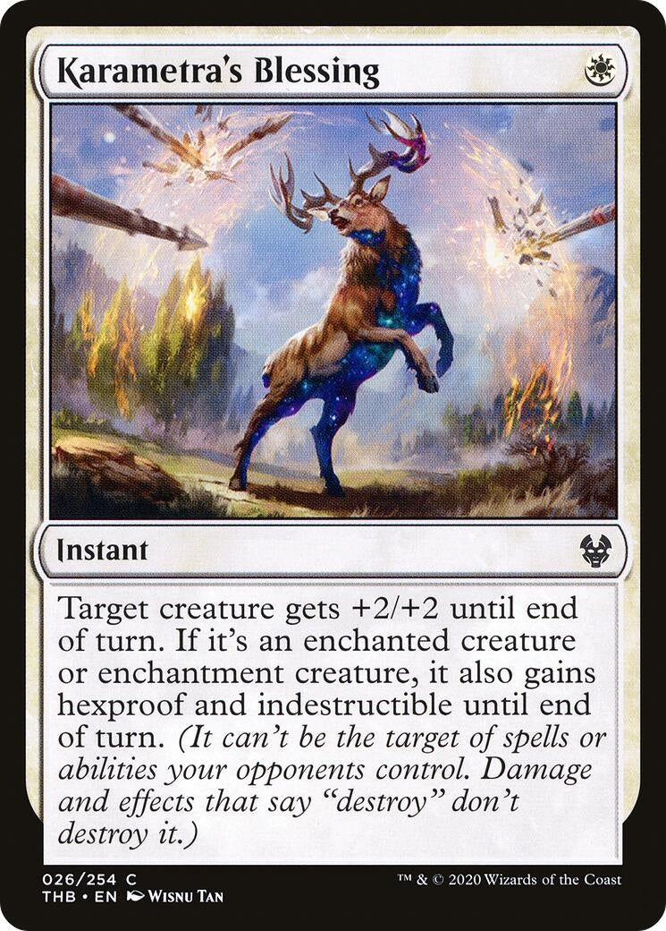Image for Karametra's Blessing (Theros Beyond Death) (26) - Magic: The Gathering