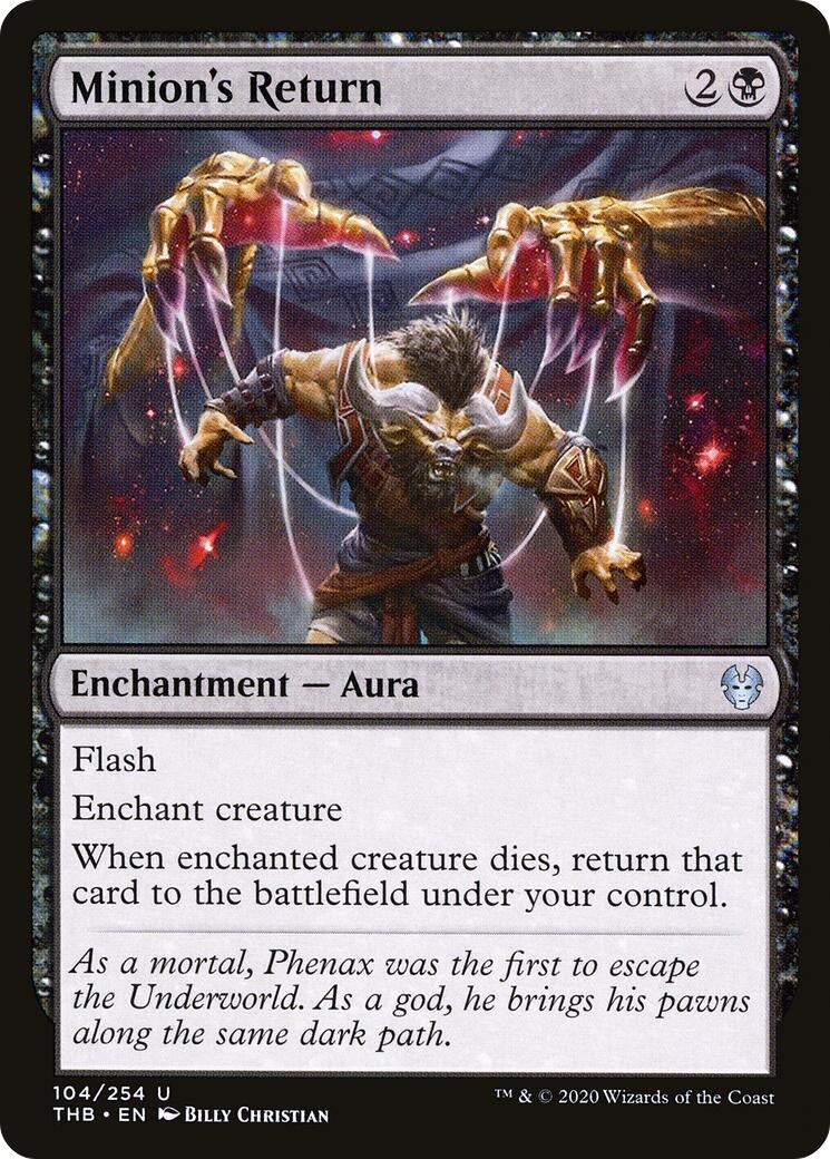 Image for Minion's Return (Theros Beyond Death) (104) - Magic: The Gathering