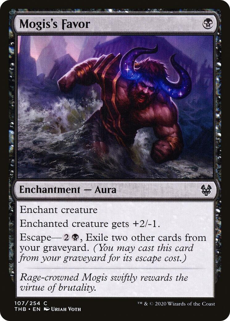 Image for Mogis's Favor (Theros Beyond Death) (107) - Magic: The Gathering