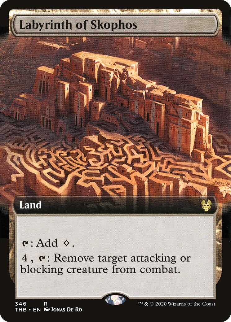 Image for Labyrinth of Skophos (Extended Art) (Theros Beyond Death) (346) - Magic: The Gathering