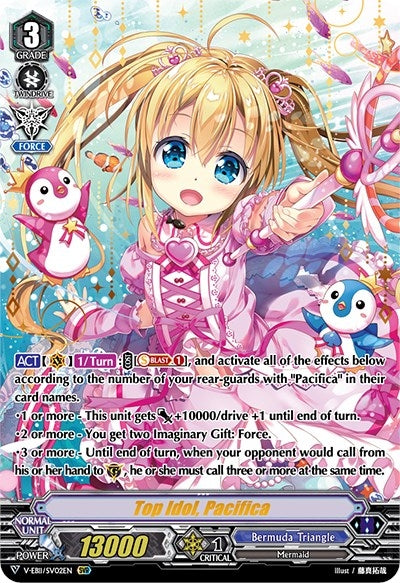 Image for Top Idol, Pacifica (SVR) (V-EB11: Crystal Melody) (V-EB11/SV02EN) - Cardfight Vanguard