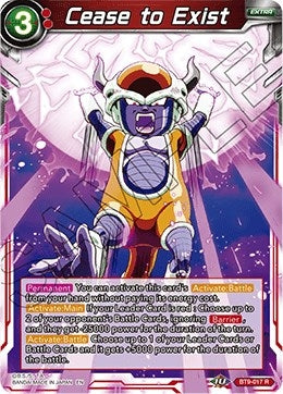 Image for Cease to Exist (Universal Onslaught) (BT9-017) - Dragon Ball Super: Masters