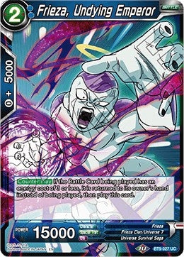 Image for Frieza, Undying Emperor (Universal Onslaught) (BT9-027) - Dragon Ball Super: Masters