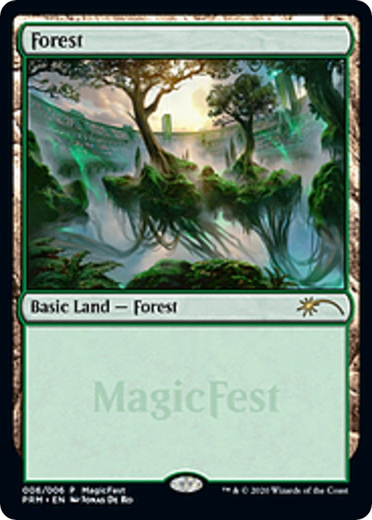 Image for Forest (2020) (MagicFest Cards) (6) - Magic: The Gathering