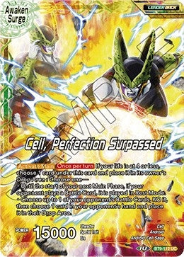 Image for Cell // Cell, Perfection Surpassed (Universal Onslaught) (BT9-112) - Dragon Ball Super: Masters