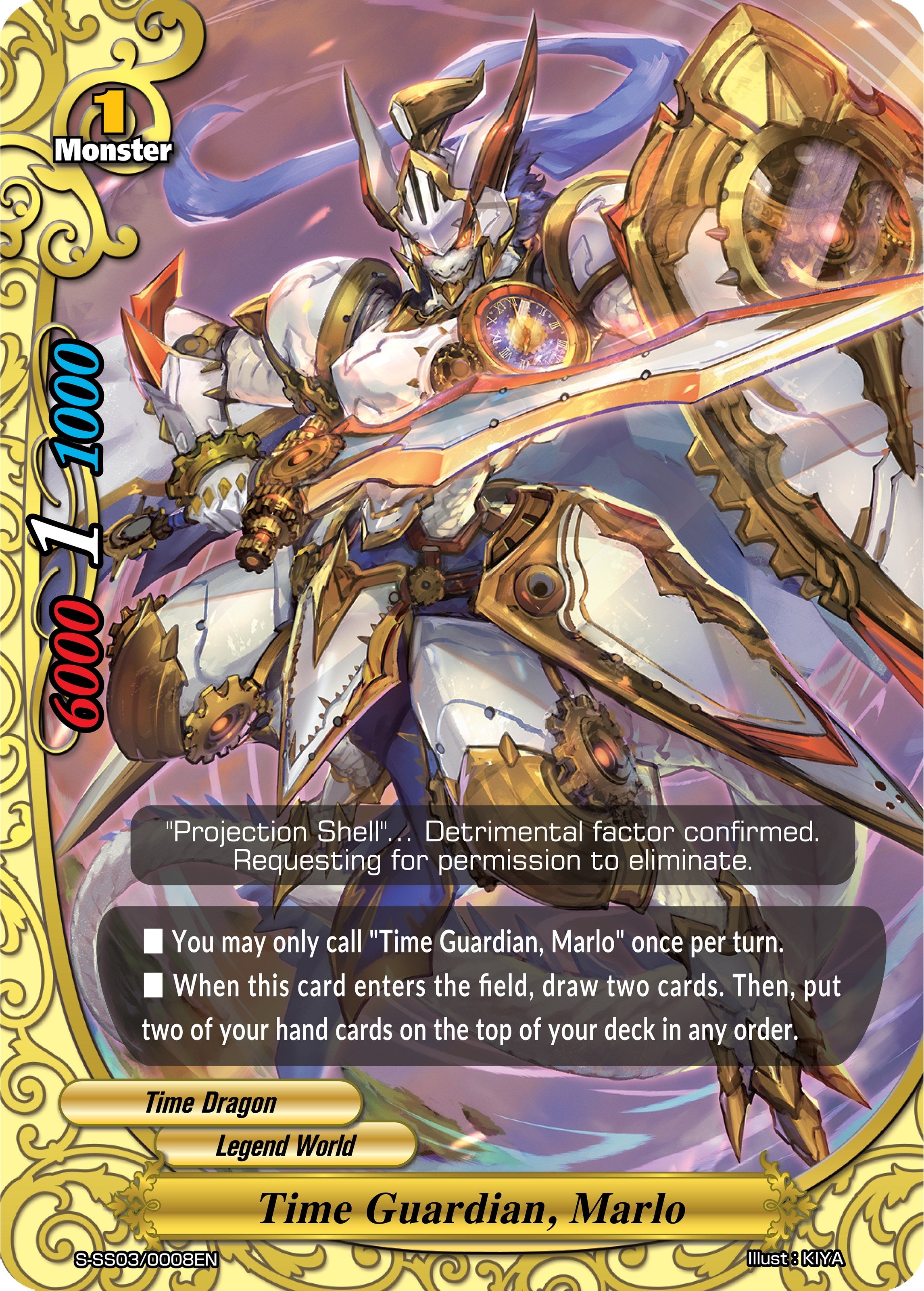 Image for Time Guardian, Marlo (S-SS03: The End Zero) (S-SS03/0008EN) - Future Card BuddyFight