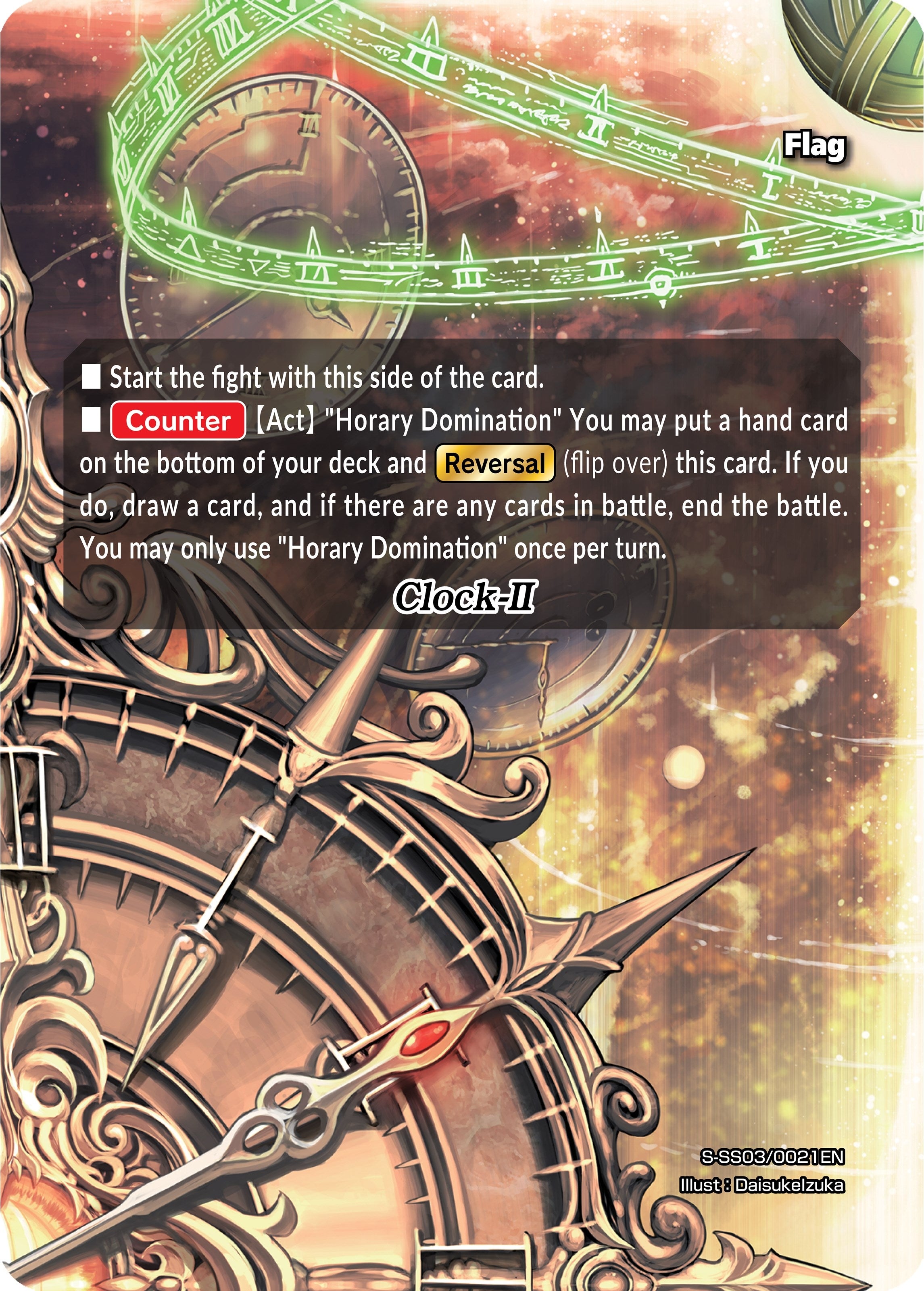 Image for Clock-II (S-SS03: The End Zero) (S-SS03/0021EN) - Future Card BuddyFight