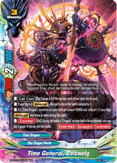 Image for Time General, Zeitwelg (Perfected Time Ruler) (S-BT07/0017EN) - Future Card BuddyFight