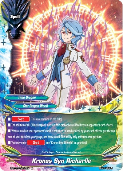Image for Kronos Syn Richarlle (Perfected Time Ruler) (S-BT07/0035EN) - Future Card BuddyFight