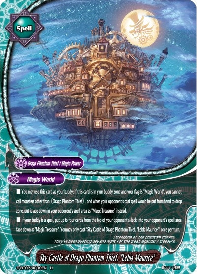 Image for Sky Castle of Drago Phantom Thief, "Lebla Maurice" (Perfected Time Ruler) (S-BT07/0039EN) - Future Card BuddyFight