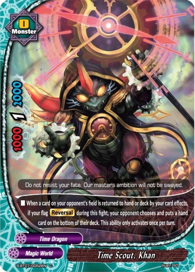Image for Time Scout, Khan (Perfected Time Ruler) (S-BT07/0052EN) - Future Card BuddyFight