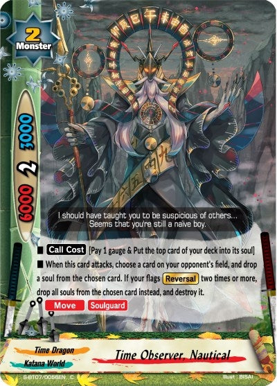 Image for Time Observer, Nautical (Perfected Time Ruler) (S-BT07/0056EN) - Future Card BuddyFight