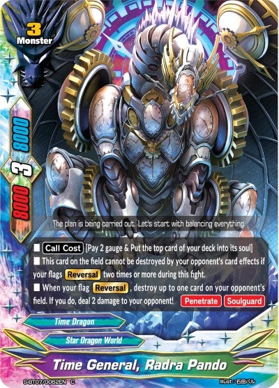 Image for Time General, Radra Pando (Perfected Time Ruler) (S-BT07/0062EN) - Future Card BuddyFight