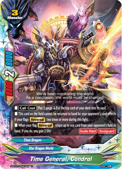 Image for Time General, Condrol (Perfected Time Ruler) (S-BT07/0063EN) - Future Card BuddyFight