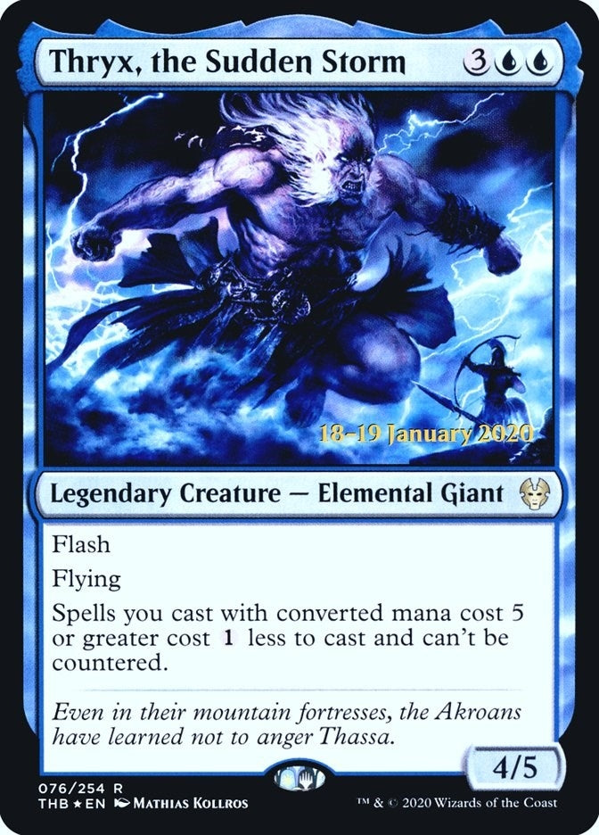 Image for Thryx, the Sudden Storm (Prerelease Cards) (76) - Magic: The Gathering