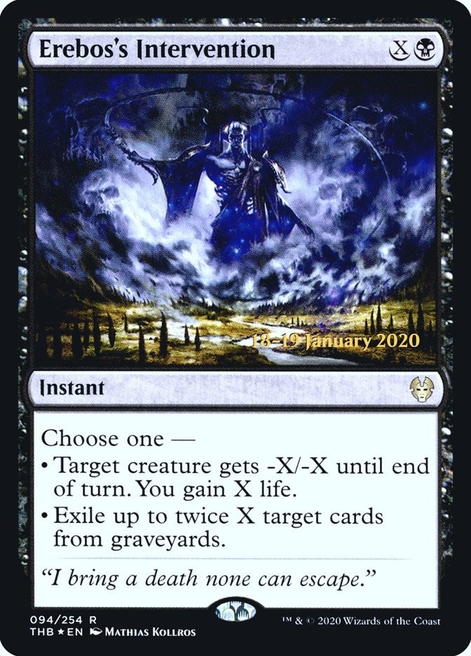 Image for Erebos's Intervention (Prerelease Cards) (94) - Magic: The Gathering