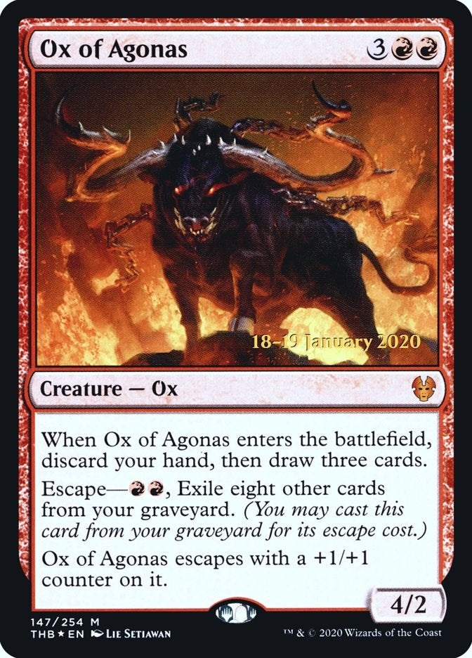Image for Ox of Agonas (Prerelease Cards) (147) - Magic: The Gathering