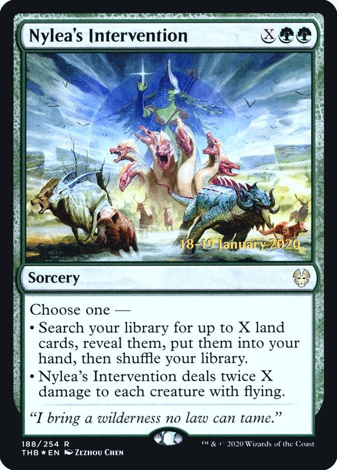 Image for Nylea's Intervention (Prerelease Cards) (188) - Magic: The Gathering