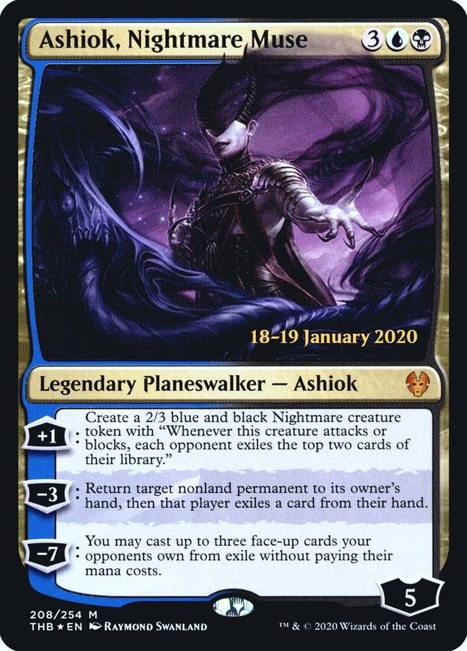 Image for Ashiok, Nightmare Muse (Prerelease Cards) (208) - Magic: The Gathering