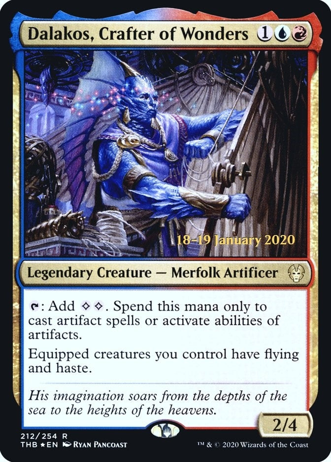 Image for Dalakos, Crafter of Wonders (Prerelease Cards) (212) - Magic: The Gathering