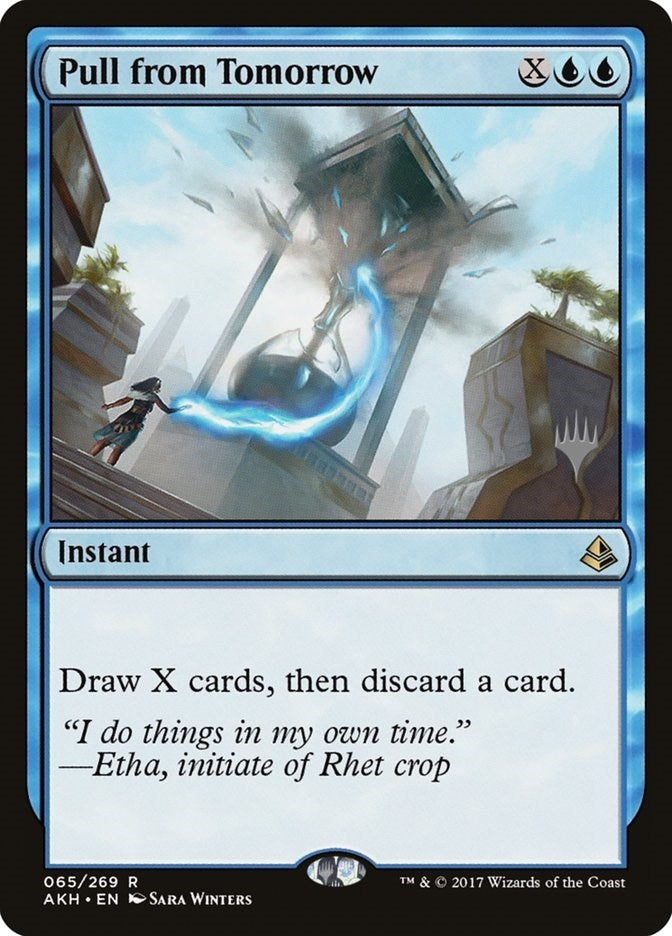 Image for Pull from Tomorrow (Promo Pack: Theros Beyond Death) (65) - Magic: The Gathering