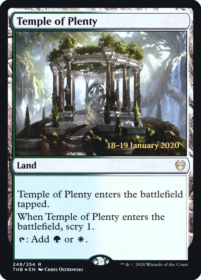 Image for Temple of Plenty (Prerelease Cards) (248) - Magic: The Gathering