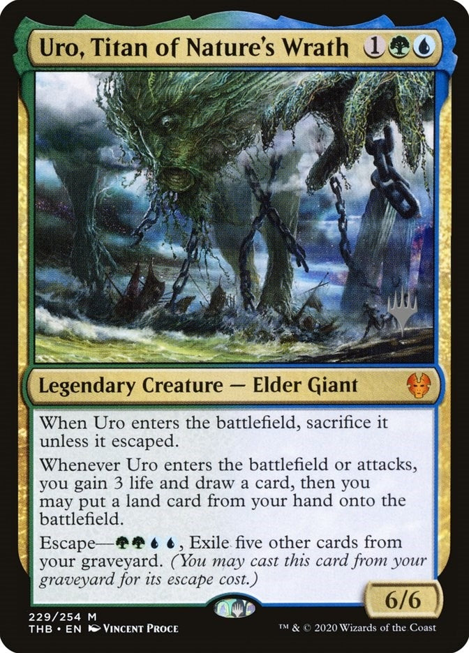 Image for Uro, Titan of Nature's Wrath (Promo Pack: Theros Beyond Death) (229) - Magic: The Gathering