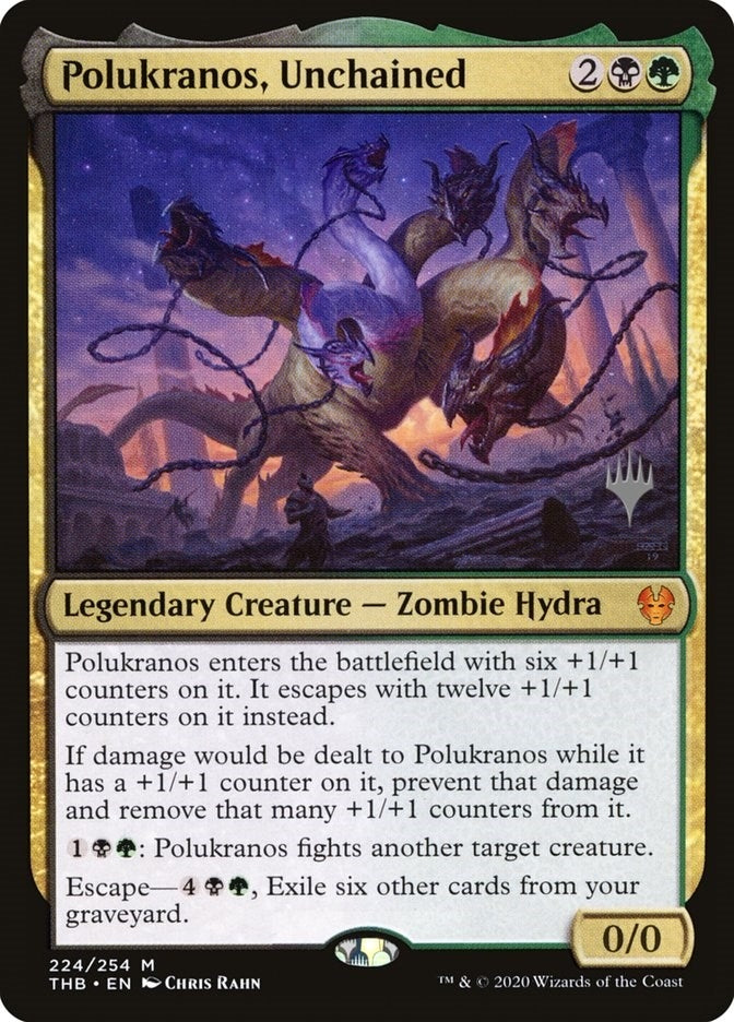 Image for Polukranos, Unchained (Promo Pack: Theros Beyond Death) (224) - Magic: The Gathering