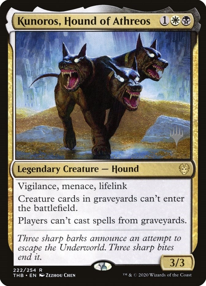 Image for Kunoros, Hound of Athreos (Promo Pack: Theros Beyond Death) (222) - Magic: The Gathering