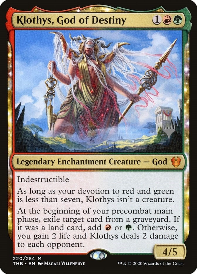 Image for Klothys, God of Destiny (Promo Pack: Theros Beyond Death) (220) - Magic: The Gathering