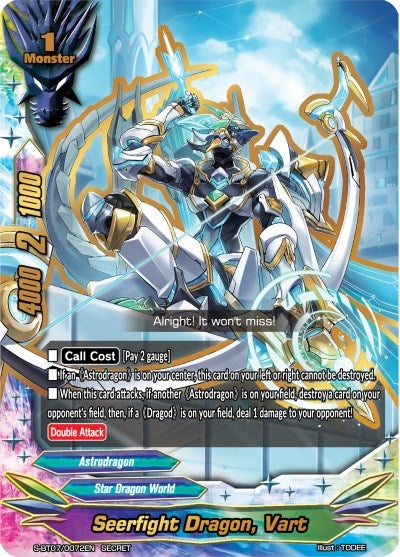 Image for Seerfight Dragon, Vart (Perfected Time Ruler) (S-BT07/0072EN) - Future Card BuddyFight
