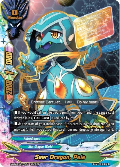 Image for Seer Dragon, Pale (Perfected Time Ruler) (S-BT07/0073EN) - Future Card BuddyFight