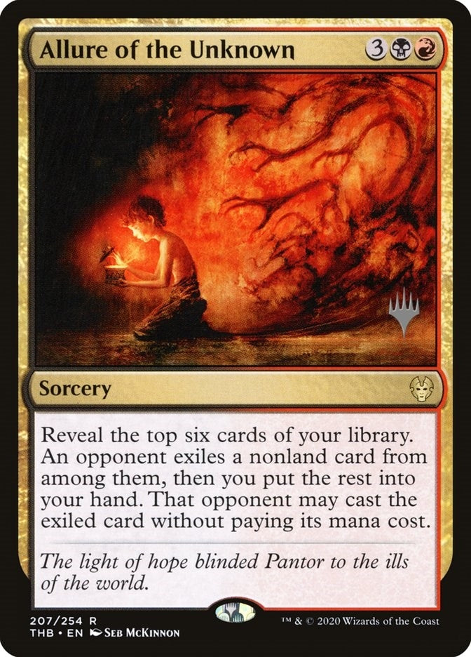 Image for Allure of the Unknown (Promo Pack: Theros Beyond Death) (207) - Magic: The Gathering