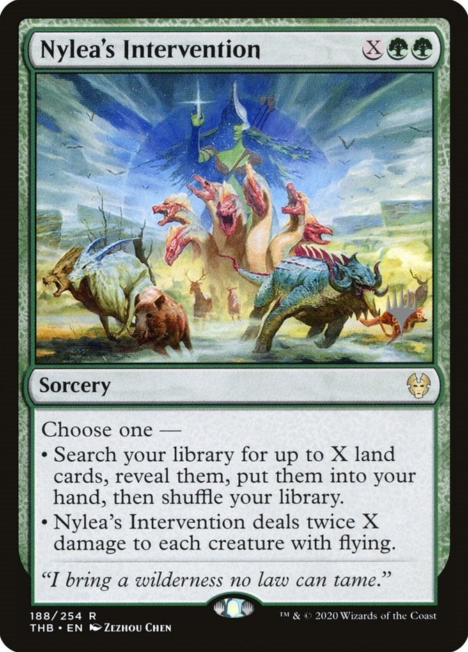 Image for Nylea's Intervention (Promo Pack: Theros Beyond Death) (188) - Magic: The Gathering