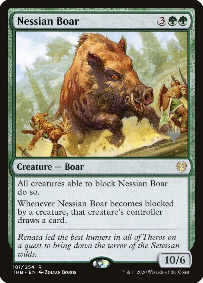 Image for Nessian Boar (Promo Pack: Theros Beyond Death) (181) - Magic: The Gathering
