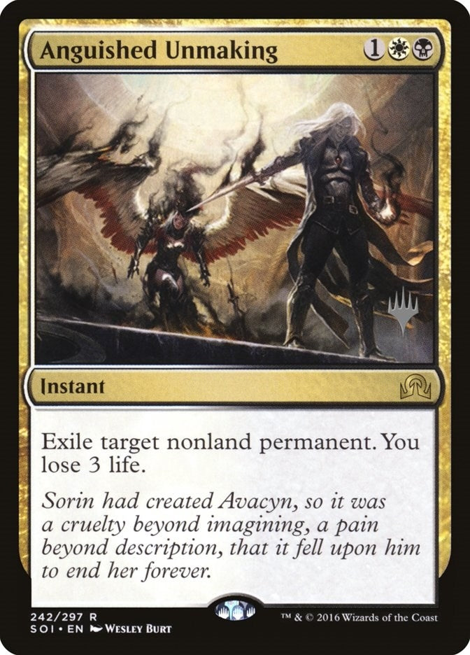 Image for Anguished Unmaking (Promo Pack: Theros Beyond Death) (242) - Magic: The Gathering