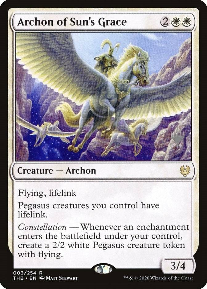 Image for Archon of Sun's Grace (Promo Pack: Theros Beyond Death) (3) - Magic: The Gathering