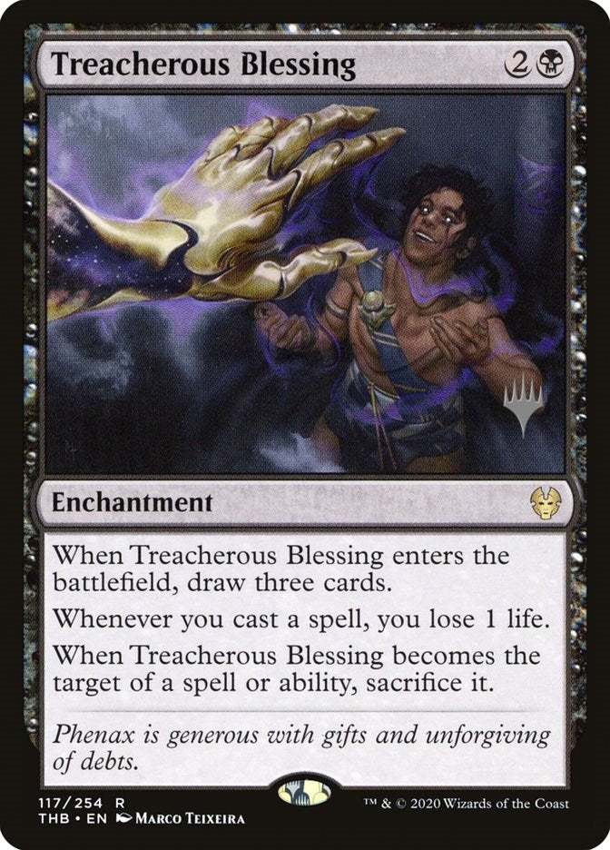 Image for Treacherous Blessing (Promo Pack: Theros Beyond Death) (117) - Magic: The Gathering