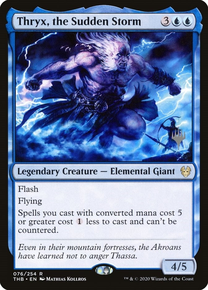 Image for Thryx, the Sudden Storm (Promo Pack: Theros Beyond Death) (76) - Magic: The Gathering