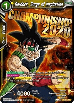 Image for Bardock, Surge of Inspiration (Promotion Cards) (P-204) - Dragon Ball Super: Masters