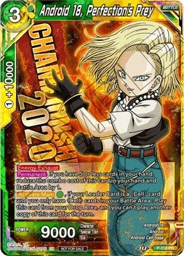 Image for Android 18, Perfection's Prey (Promotion Cards) (P-210) - Dragon Ball Super: Masters