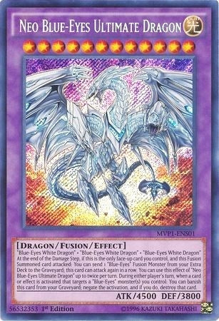 Image for Neo Blue-Eyes Ultimate Dragon (The Dark Side of Dimensions Movie Pack: Secret Edition) (MVP1-ENS01) - YuGiOh