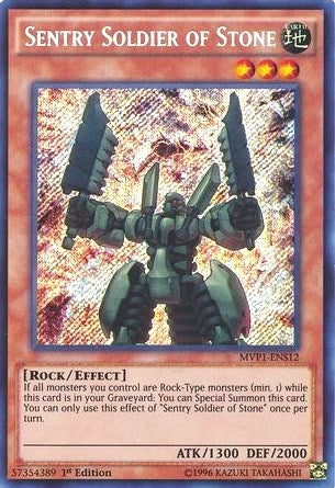 Image for Sentry Soldier of Stone (The Dark Side of Dimensions Movie Pack: Secret Edition) (MVP1-ENS12) - YuGiOh