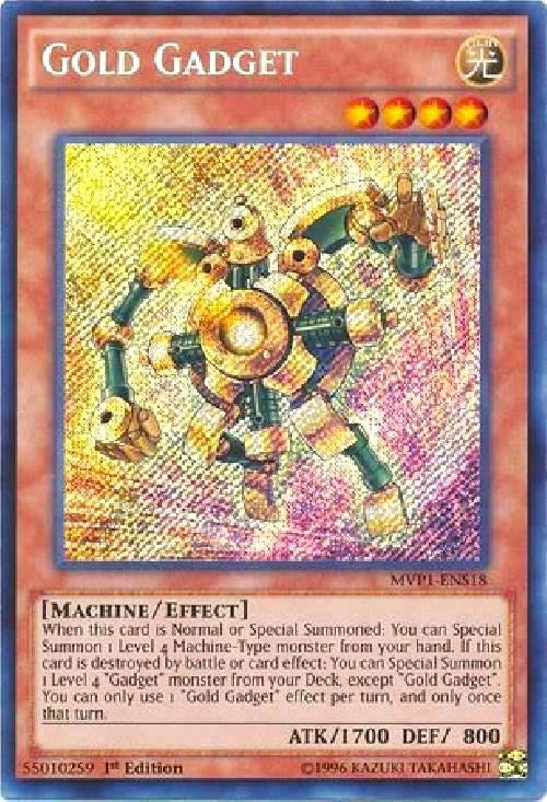 Image for Gold Gadget (The Dark Side of Dimensions Movie Pack: Secret Edition) (MVP1-ENS18) - YuGiOh