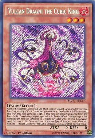 Image for Vulcan Dragni the Cubic King (The Dark Side of Dimensions Movie Pack: Secret Edition) (MVP1-ENS37) - YuGiOh