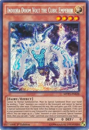 Image for Indiora Doom Volt the Cubic Emperor (The Dark Side of Dimensions Movie Pack: Secret Edition) (MVP1-ENS38) - YuGiOh