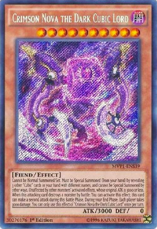 Image for Crimson Nova the Dark Cubic Lord (The Dark Side of Dimensions Movie Pack: Secret Edition) (MVP1-ENS39) - YuGiOh