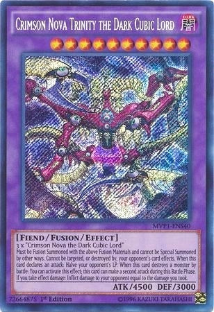 Image for Crimson Nova Trinity the Dark Cubic Lord (The Dark Side of Dimensions Movie Pack: Secret Edition) (MVP1-ENS40) - YuGiOh