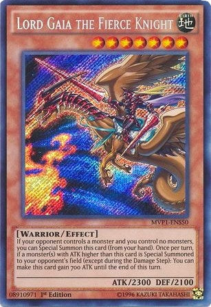 Image for Lord Gaia the Fierce Knight (The Dark Side of Dimensions Movie Pack: Secret Edition) (MVP1-ENS50) - YuGiOh